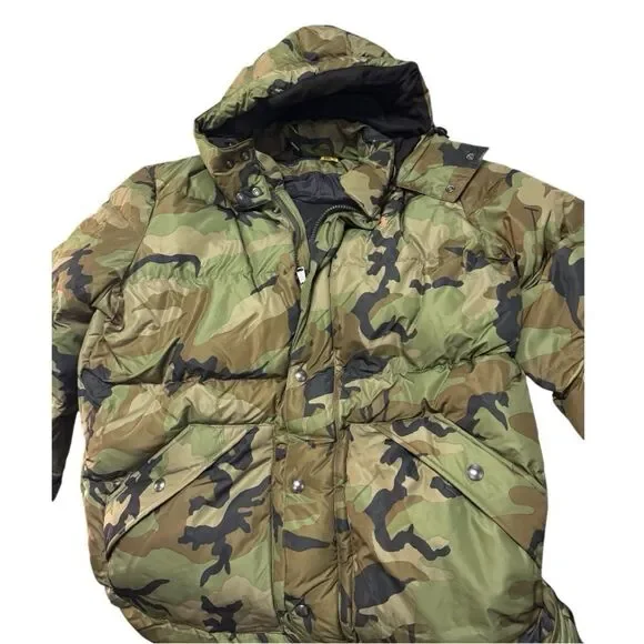 Polo by Ralph Lauren Green Camouflage Puffer Jacket - Picture 3 of 12